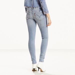 Levi’s 711 Altered Skinny Jeans in Blue Steam